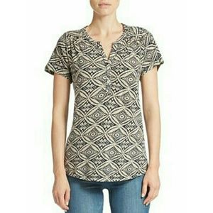 Lucky Brand Geo Print Top